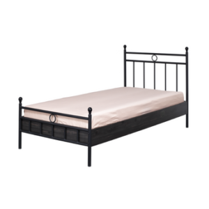 Ferforje Karyola 100x200 Siyah