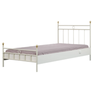 Ferforje Karyola 100x200 Krem