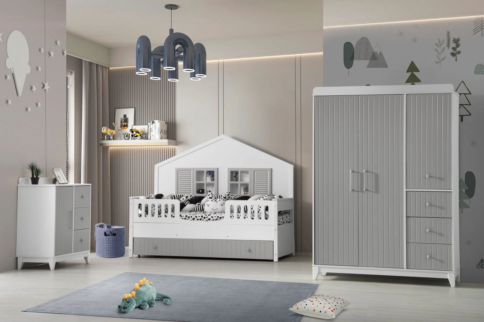 Moon Gray Mia Bebek Odası