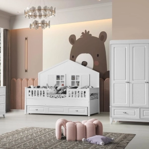 Moda Yavrulu Montessorili Bebek Odası
