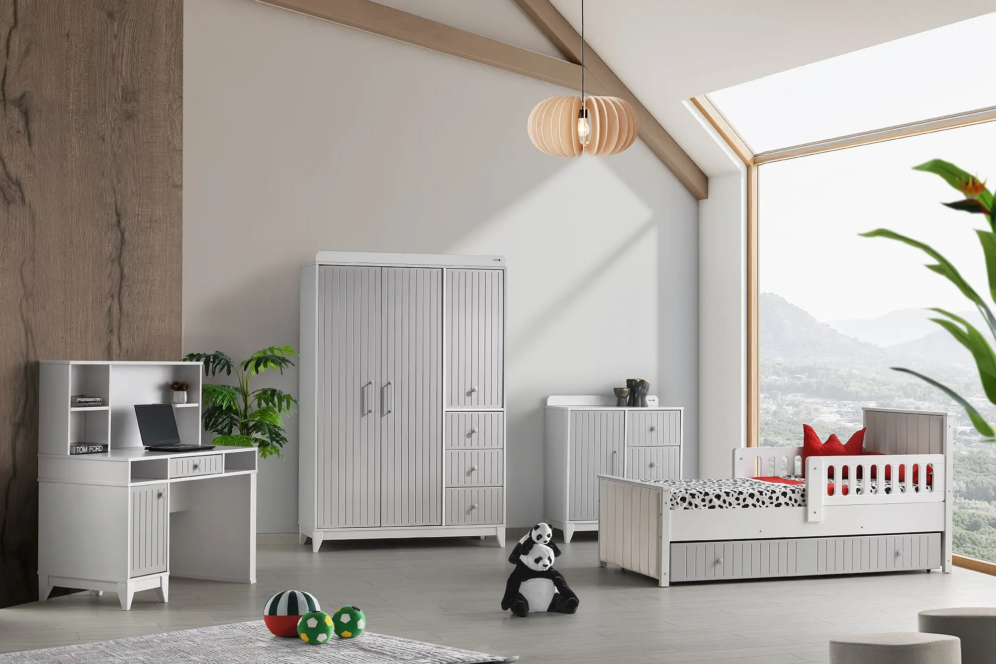 Moon Gray Sim Bebek Odası