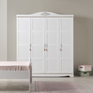 Rose Dört Kapılı Dolap
