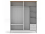 ETRO - Grey 4 Kapaklı Dolap - Görsel 2