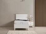 LOFTER - Başlık + Standart Ayaklı Beyaz Baza (100*200)