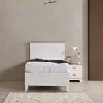 LOFTER - Başlık + Standart Ayaklı Beyaz Baza (100*200)