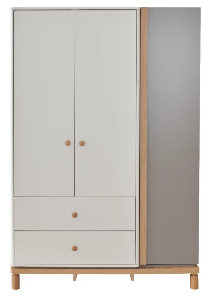 GRAY - 3 Kapılı Gardırop