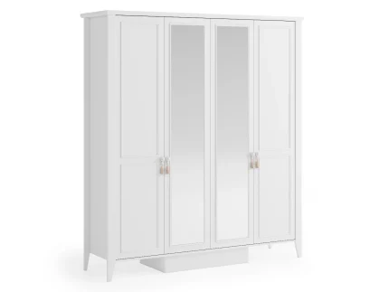 SİENA- White 4 Kapaklı Dolap