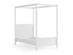 SİENA -  White Cibinlik Aparatlı Karyola 100x200 - Görsel 2